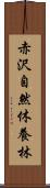 赤沢自然休養林 Scroll