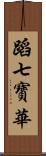 蹈七寶華 Scroll