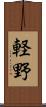 軽野 Scroll