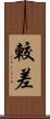 較差 Scroll