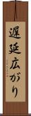 遅延広がり Scroll
