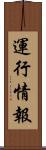 運行情報 Scroll