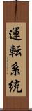 運転系統 Scroll