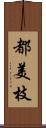 都美枝 Scroll