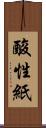 酸性紙 Scroll