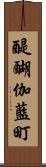 醍醐伽藍町 Scroll