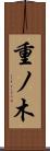重ノ木 Scroll