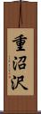 重沼沢 Scroll