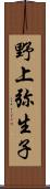 野上弥生子 Scroll