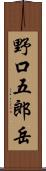 野口五郎岳 Scroll