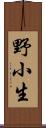 野小生 Scroll
