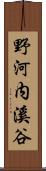 野河内溪谷 Scroll