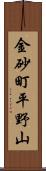 金砂町平野山 Scroll
