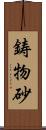 鋳物砂 Scroll