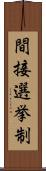 間接選挙制 Scroll