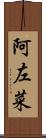 阿左菜 Scroll