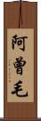 阿曾毛 Scroll
