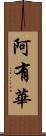 阿有華 Scroll