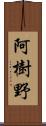 阿樹野 Scroll