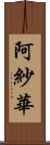 阿紗華 Scroll