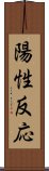 陽性反応 Scroll