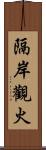 隔岸觀火 Scroll