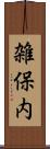 雑保内 Scroll