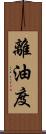 離油度 Scroll