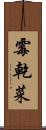 霉乾菜 Scroll