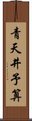 青天井予算 Scroll