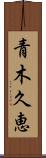 青木久恵 Scroll