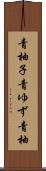 青柚子 Scroll