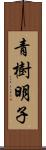 青樹明子 Scroll