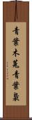 青葉木菟 Scroll