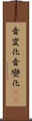 音変化 Scroll