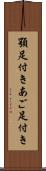 顎足付き Scroll