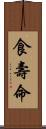 食壽命 Scroll