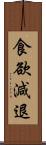 食欲減退 Scroll