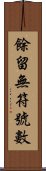 餘留無符號數 Scroll