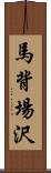 馬背場沢 Scroll