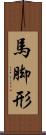 馬脚形 Scroll