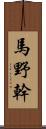 馬野幹 Scroll