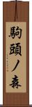 駒頭ノ森 Scroll
