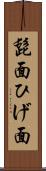 髭面 Scroll