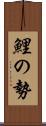 鯉の勢 Scroll