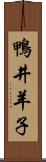 鴨井羊子 Scroll