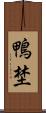 鴨埜 Scroll