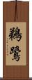 鵜鷺 Scroll