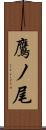 鷹ノ尾 Scroll
