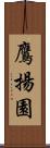 鷹揚園 Scroll